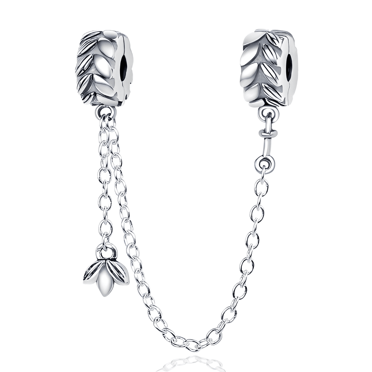 Feather Safety Chain Charm