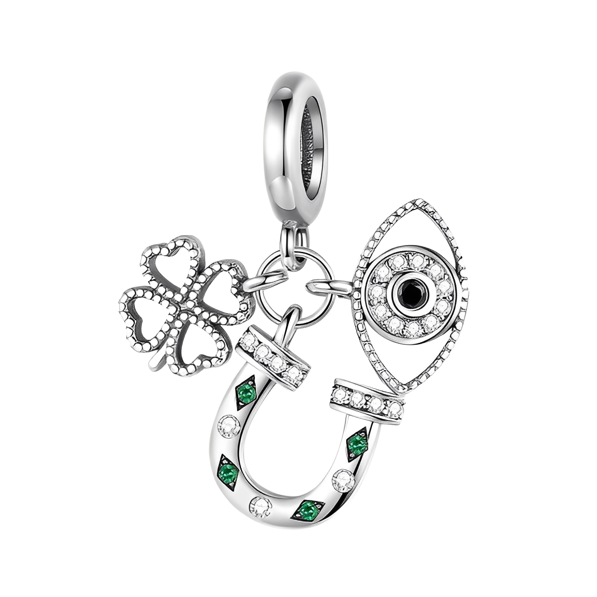 Four-Leaf Clover Charm