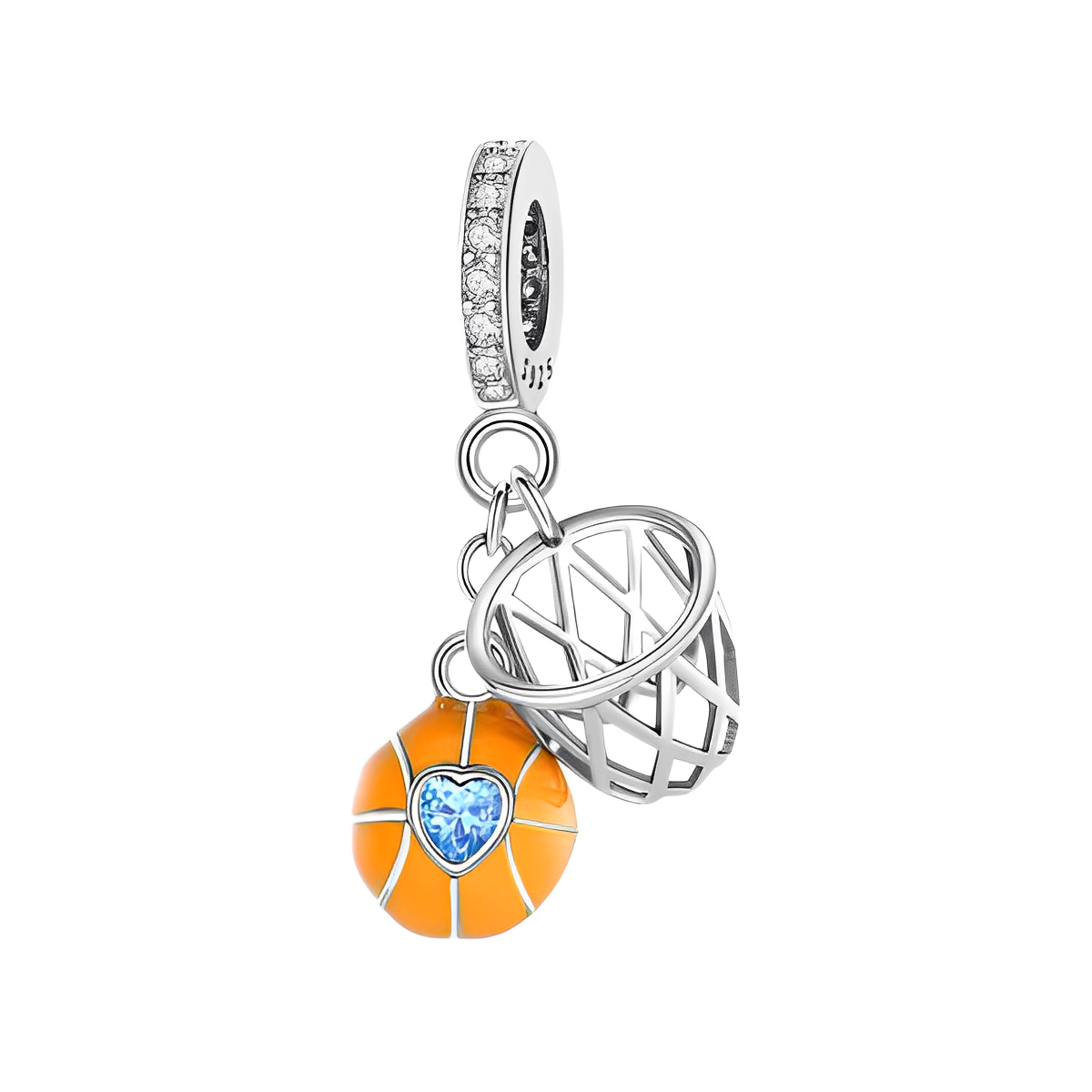 Love Basketball Charm