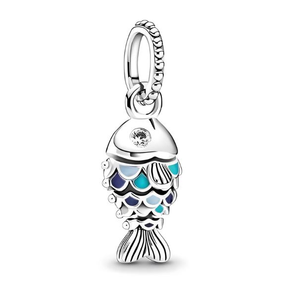 Blue Ocean Fish Charm