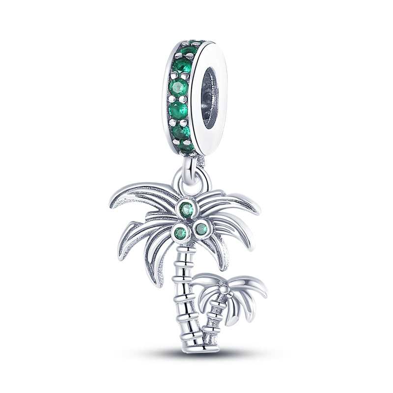 Beach Coconut Tree Charm