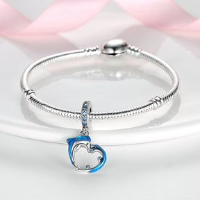 Love Dolphins Charm