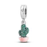 Rose Cactus Charm