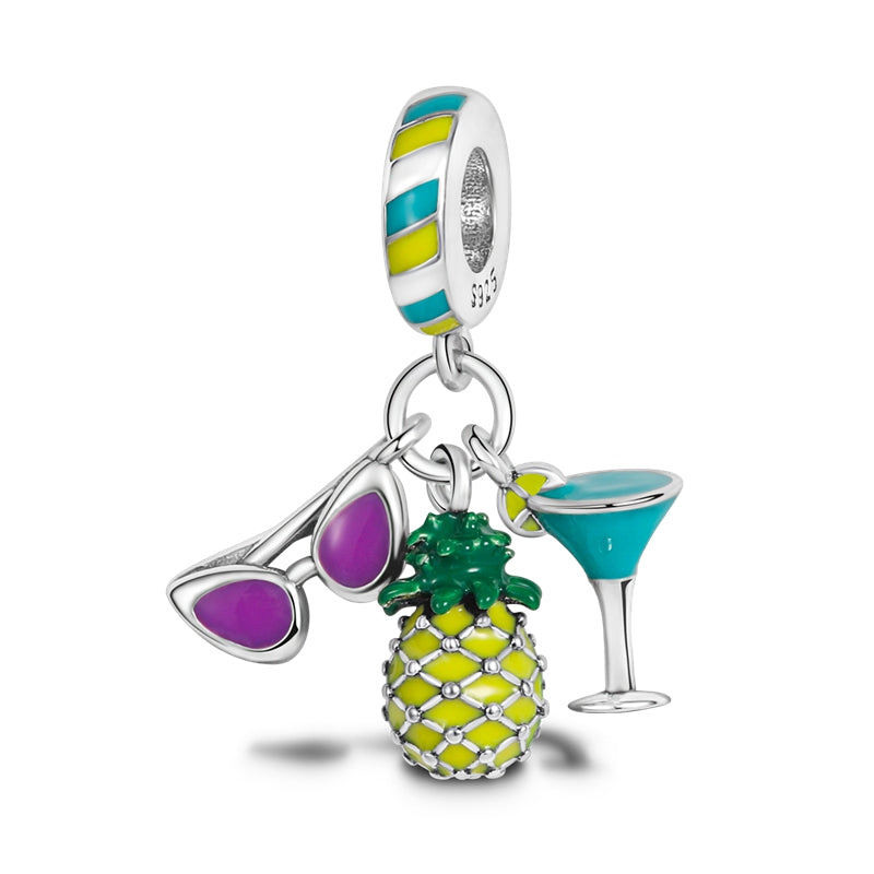 Tropical Pineapple Drink Charm