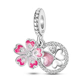 Soft Pink Flower Charm