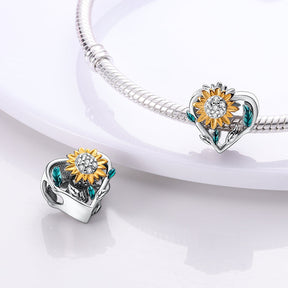 Love Sunflower Charm