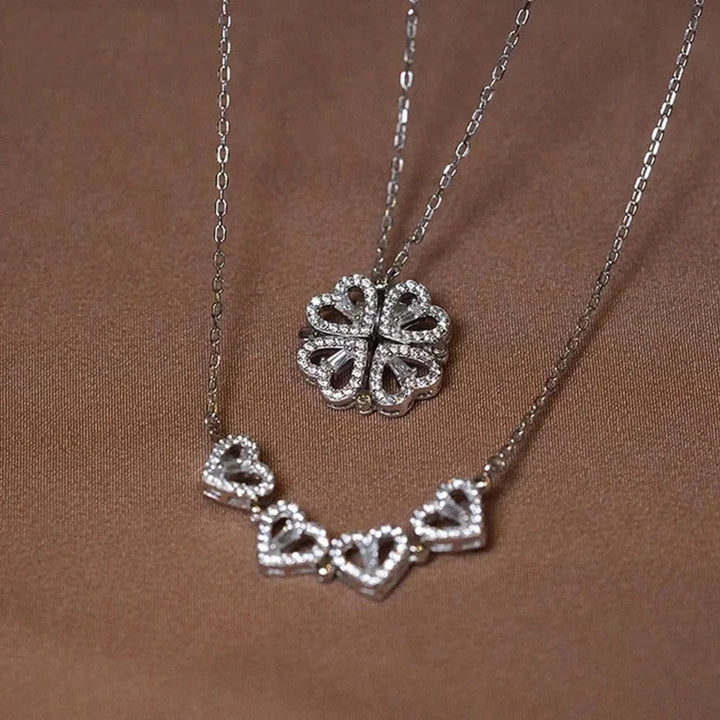 Women’s Heart Magnetic Pendant Necklace