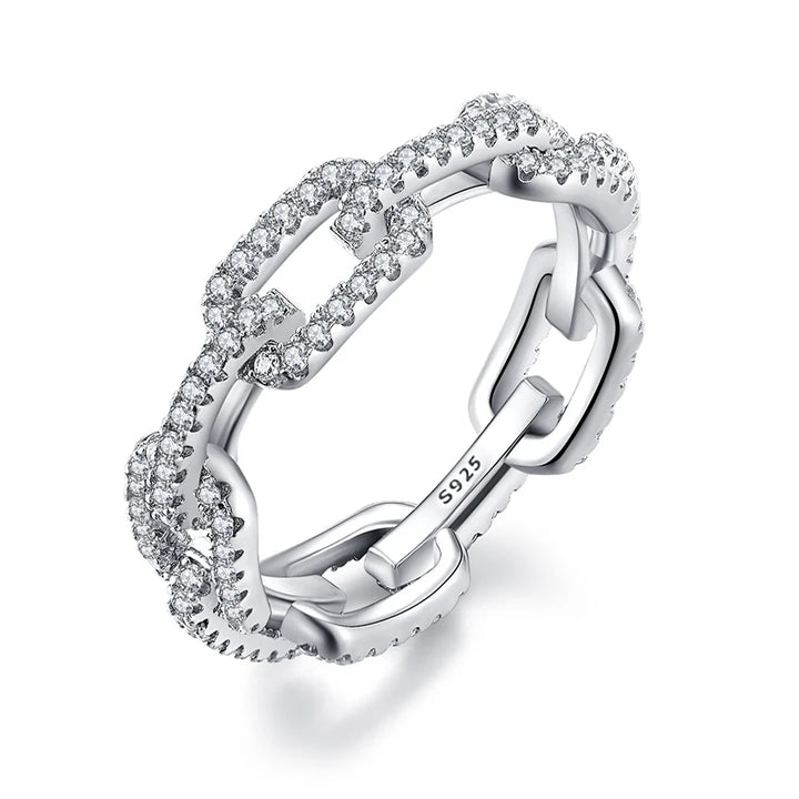 Chain Ring – 925 Sterling Silver